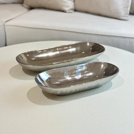 تقديمة سيراميك فضي