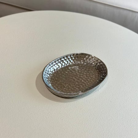 تقديمة سيراميك فضي