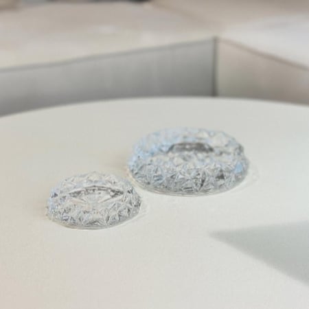 صحن تقديم زجاج