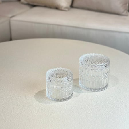 علبة زجاج مميزة