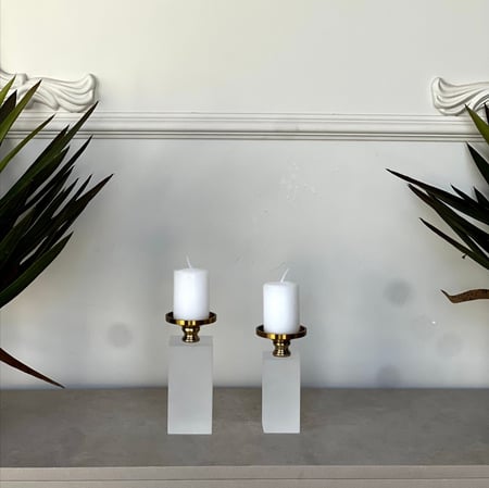 حامل شمع ثلجي