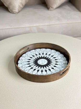 صينية تقديم خشبية