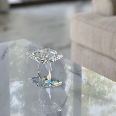 حامل شمع كريستال