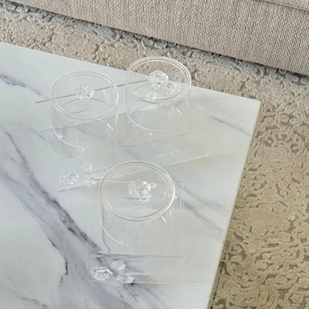 طقم علب اكريلك