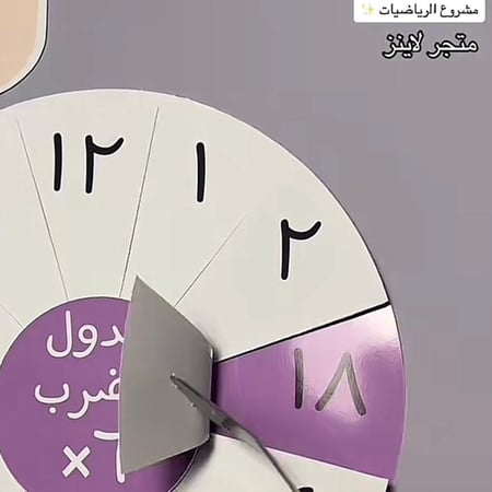 مشروع ٤ جداول الضرب