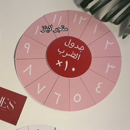 ملف مطوية جدول ضرب 10