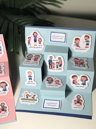 مطوية لغتي (التعامل مع الاخرين )