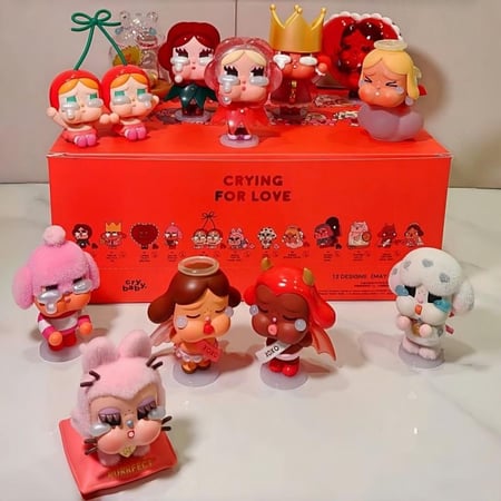 فيقرز كراي بيبي كراينق فور لوف بوب مارت - Crying For Love Figures Popmart