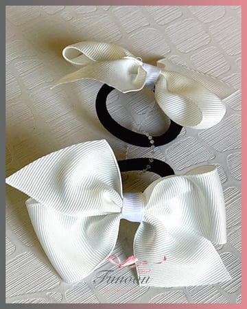 زوج ربطات شعر متعددة الألوان