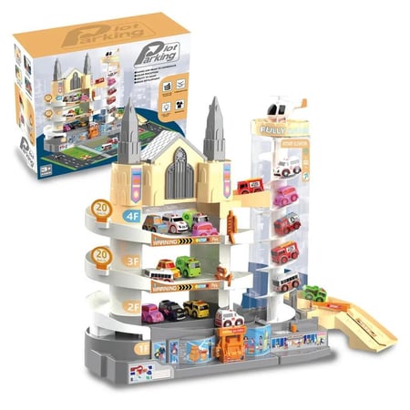 درزن مواقف سيارة مع موسيقا واضاءة