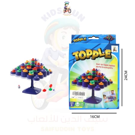 درزن لعبة طاولة TOPPLE