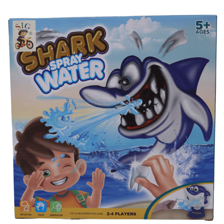 لعبة رش مياه القرش
