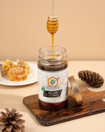 نصف كيلو عسل شوكة أصلي من متجر عسل أبو نايف