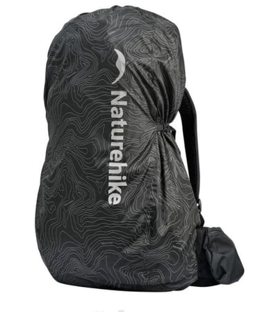 غطاء ظهر عاكس Stealth 2.0 للمطر اسود M