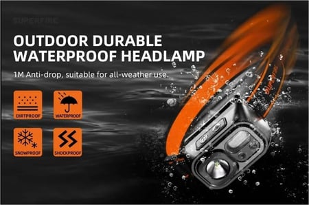 كشاف راس SUPERFIRE HL23