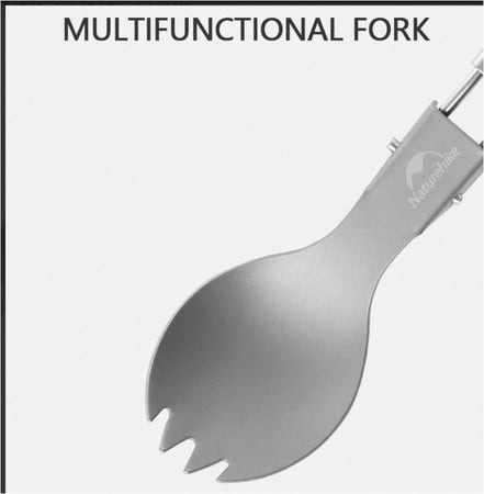ملعقة و شوكة تيتانيوم NATUREHIKE