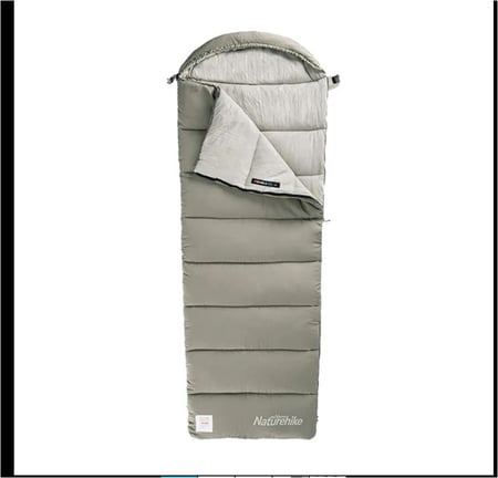 كيس نوم قطني NATUREHIKE M180-R اخضر