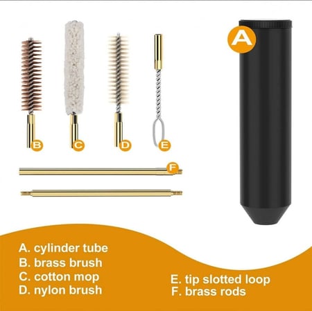 علبة تنظيف المسدس - عدة تنظيف المسدسات