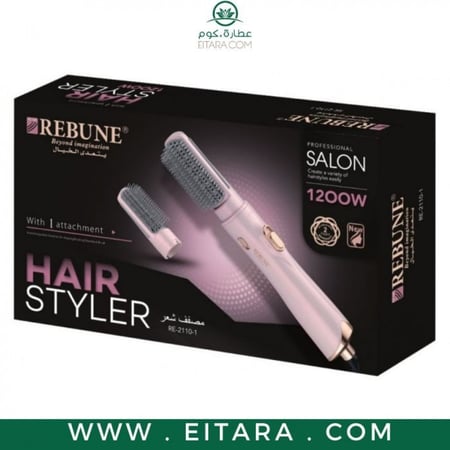 استشوار ريبون وردي 1200 واط 1 قطعة RE-2110-1