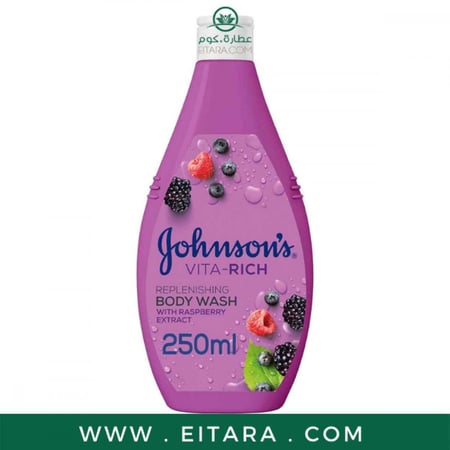 جونسون صابون سائل للاستحمام فيتا رتش مع خلاصة التوت 250 مل