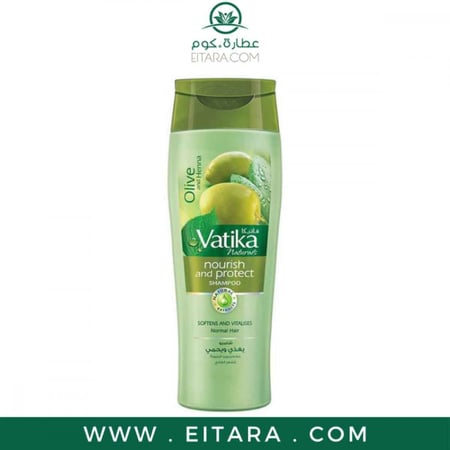 فاتيكا شامبو بالزيتون والحناء يغذي ويحمي الشعر 400مل