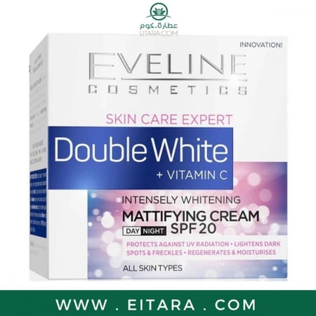 ايفيلين - كريم التبييض المضاعف المدعم بفيتامين سي - دبل وايت 50 م