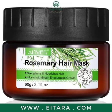 ماسك لتقوية الشعر بالروزماري مع البيوتين لنمو الشعر (60 مل)