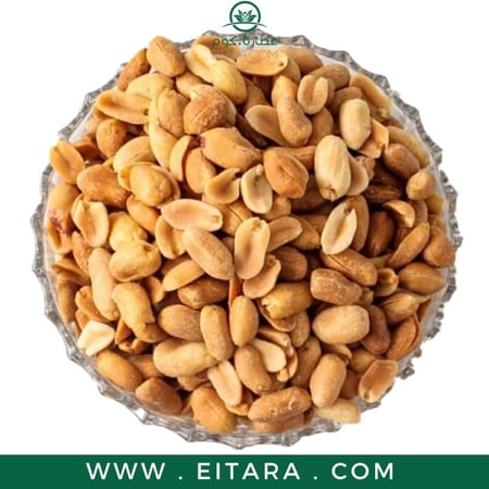 فول سوداني محمص غير مملح