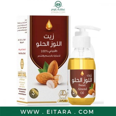 وادي النحل زيت اللوز الحلو للجسم والشعر - 125 مل