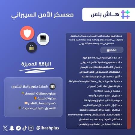 حقيبة معسكر الأمن السيبراني