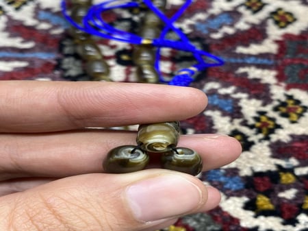 فاتوران معرق قديم ٣٣ خرزه ٨.٥-١٣ ملي ( مقاس متفاوت )