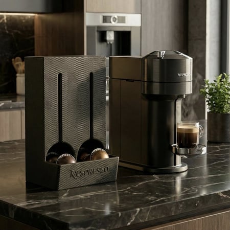 منظم كبسولات نسبريسو مزدوج متوافق مع أوريجنال وفيرتو