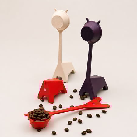 ملعقة البن | شكل زرافة