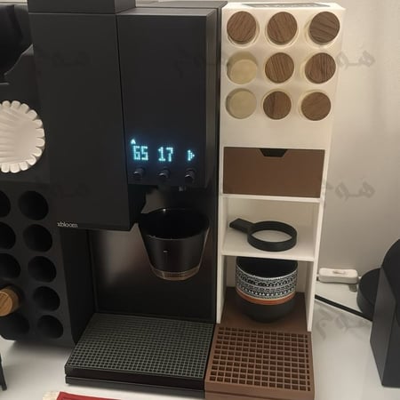 برج منظم لألة الإكس بلوم نسخة أنابيب تخزين القهوة