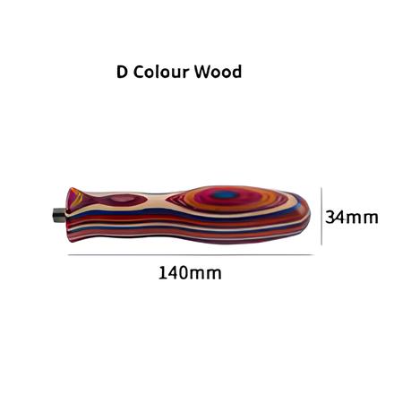 مقبض طويل بورتافلتر | خشب ملون قبضة