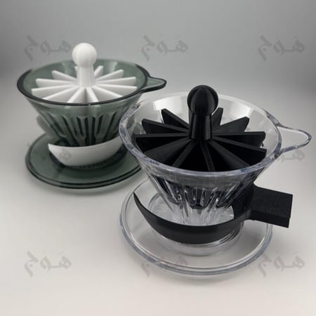 قمع V60 متوافق اكسبلوم استديو + حامل + نوقوشيتور | Timemore V60 Dripper for xbloom studio