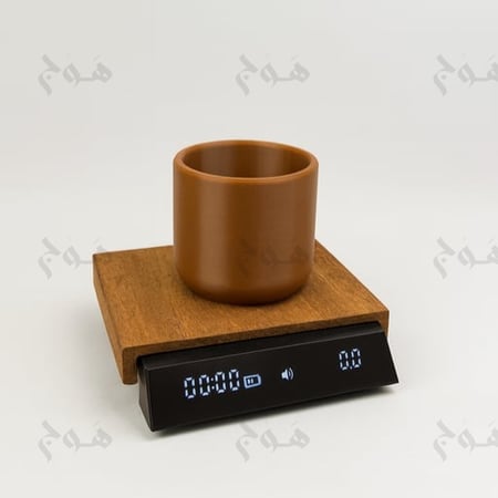 وعاء وزن القهوة - الشكل الكلاسيكي