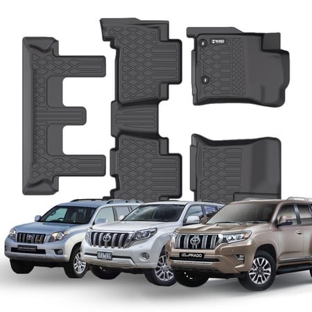 دعاسات تويوتا برادو - 2009-2024 - Toyota Landcruiser Prado Mats