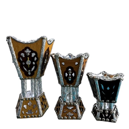 مباخر سورية بثلاثة احجام