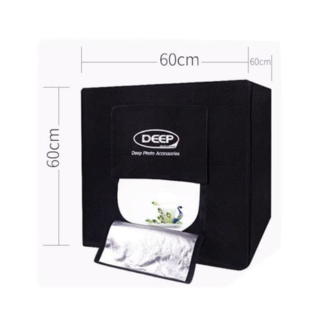 صندوق التصوير 60-60 سم - ديب مع خلفيات ملونة