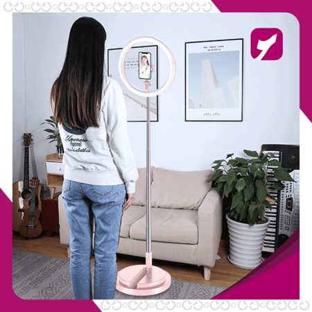 بورتابل سيلفي رينغ لايت بوضعيات مناسبة