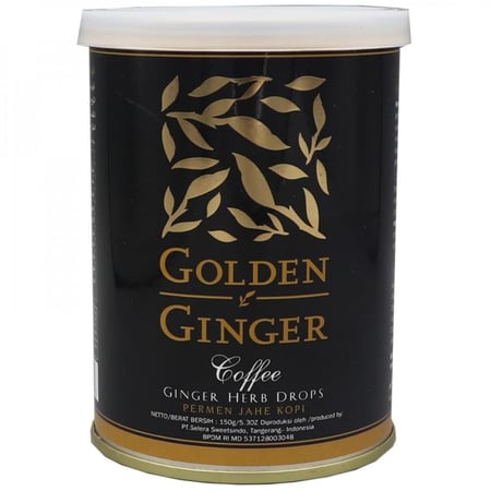 جولدن جينجر أقراص الزنجبيل بنكهة القهوة 150 جم