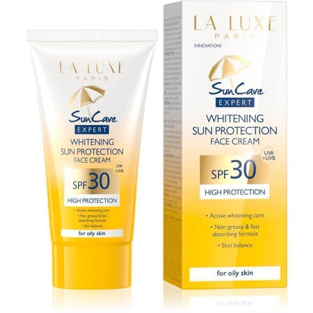 لالوكس كريم واقي الشمس مع التبييض spf30 للبشرة الدهنية 50مل