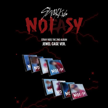 STRAY KIDS 2ND Album - NOEASY Jewel Case Ver (Random Ver)