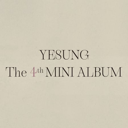 YESUNG Super Junior The 4th Mini Album (SET Ver)