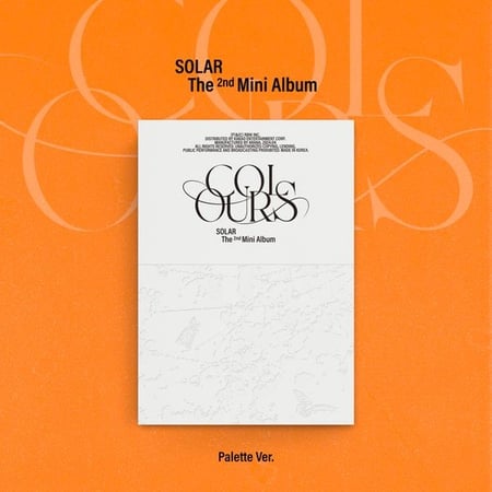 Solar - 2nd Mini Album COLOURS (Palette Ver)
