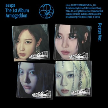 aespa - The 1st Album Armageddon (Poster Ver) (Random Ver)