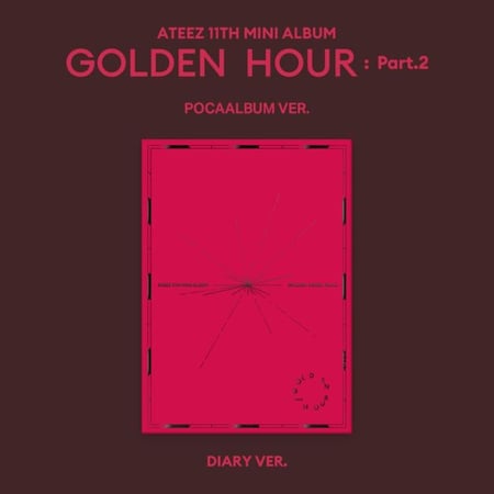 ‪ATEEZ - 11th Mini Album GOLDEN HOUR : Part.2 (POCAALBUM) (DIARY Ver)‬