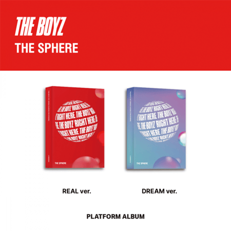 THE BOYZ - 1st Single Album THE SPHERE (Platform Ver) (REAL Ver + DREAM Ver)