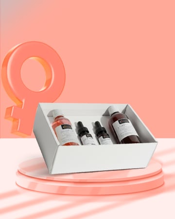 بوكس الجمال من أسرار الحريم - سيروم الاظافر - سيروم الشفايف - زيت شعر